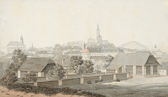 Václav Merklas – Pohľad na Levoču 