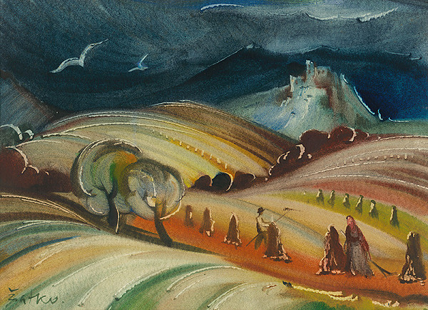 Jozef Žatko – Krajina so zrúcaninou 