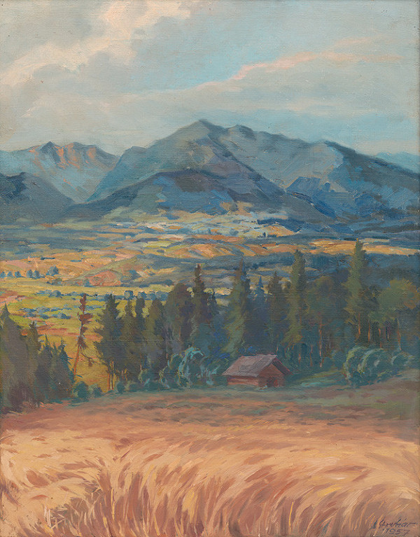 Alojz Struhár – Pohľad na Nízke Tatry 