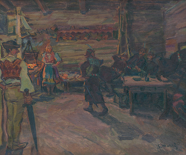 Gustáv Mallý – Hajdúsi v krčme 