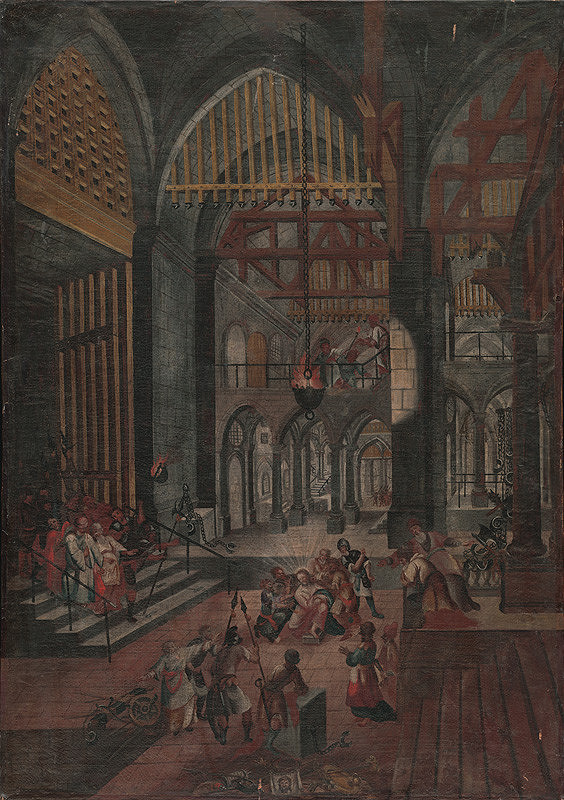 Stredoeurópsky maliar – Mučenie v chráme 