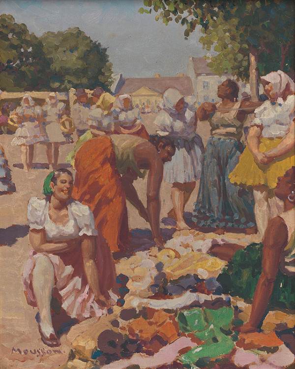 Teodor Jozef Mousson – Cigánky na trhu 