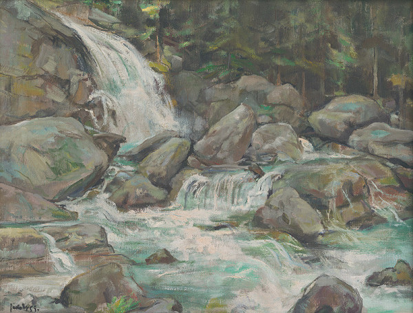 Július Jakoby – Studenovodský vodopád 