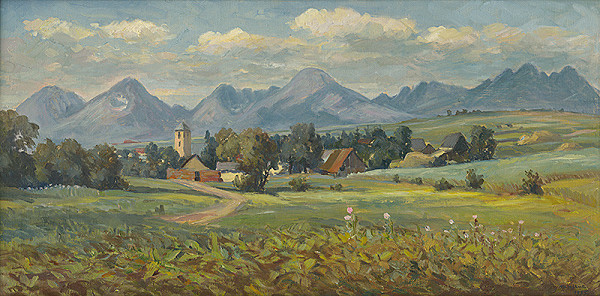 Jozef Majkut – Vysoké Tatry od Šváboviec 