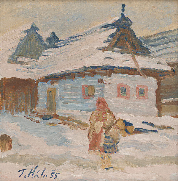 Jan Hála – Chalupa v zime 