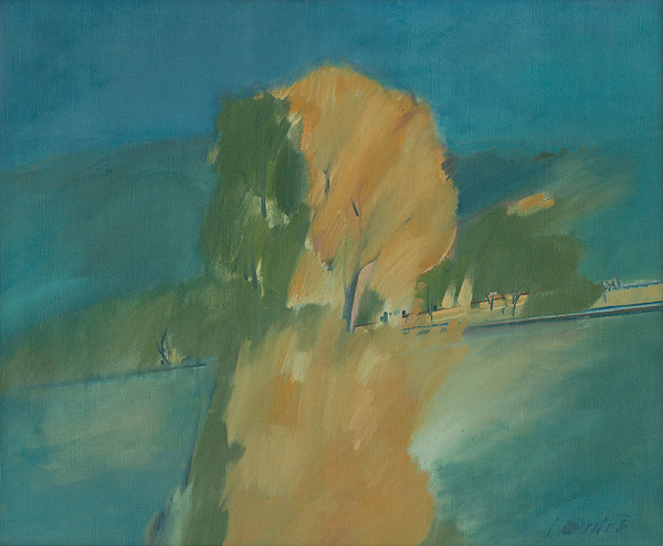 Ladislav Zozuľák – Krajina s jazerom 