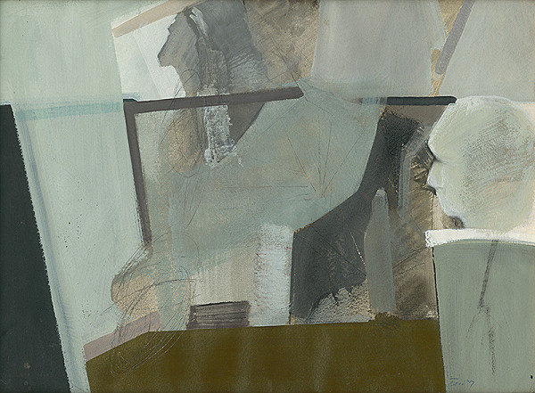 Michal Čičvák – Zátišie s bustou 