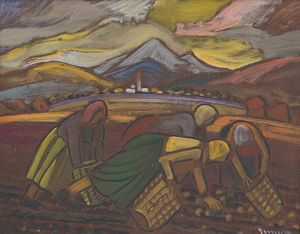 Anton Jasusch – Zbieranie zemiakov 