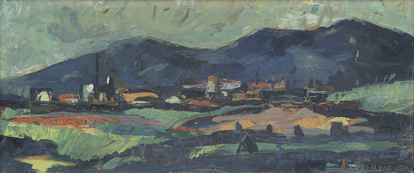 Michal Trembáč – Krajina s továrňou 