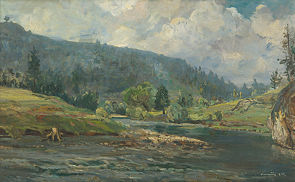 Július Nemčík – Údolie Hornádu v Slovenskom raji 