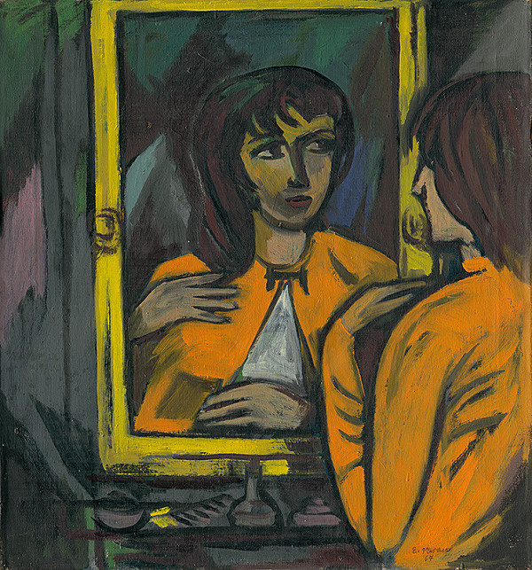 Eugen Nevan – Žena pred zrkadlom 