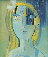 Eva Mišáková-Abelová – Zamyslená 