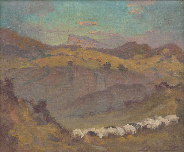 Ľudovít Križan – Krajina s ovečkami 