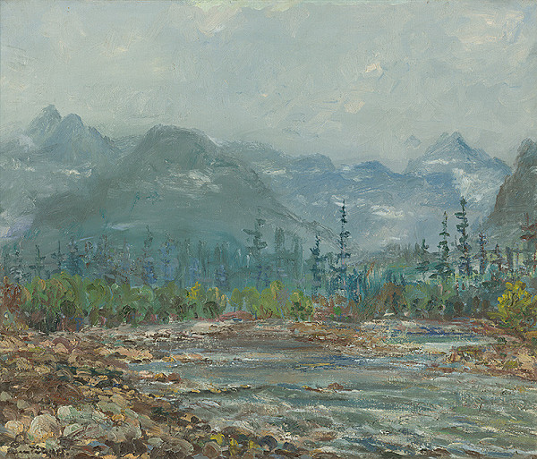 Július Nemčík – Potok v Bielovodskej doline 