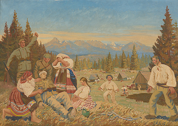 Jan Hála – Ranený partizán vo vysťahovanej dedine 