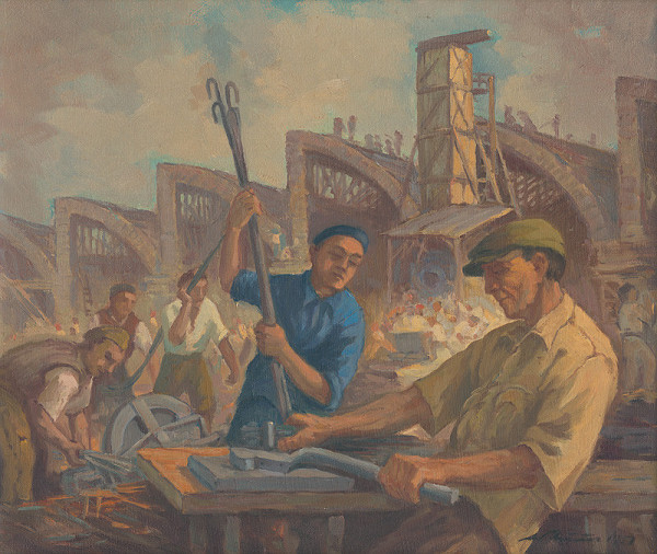 Ľudovít Križan – Stavba textilky II. 