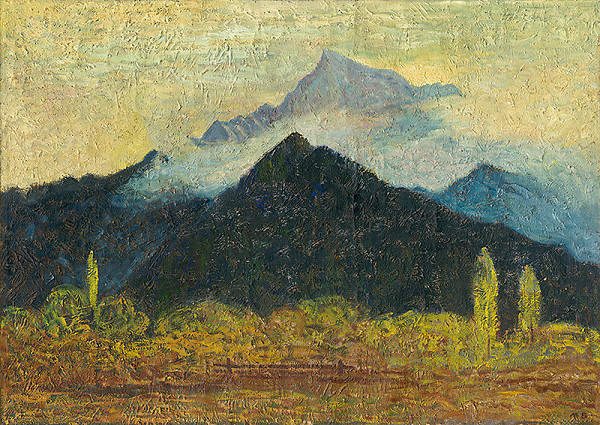 Miloš Alexander Bazovský – Pohľad na Kriváň 