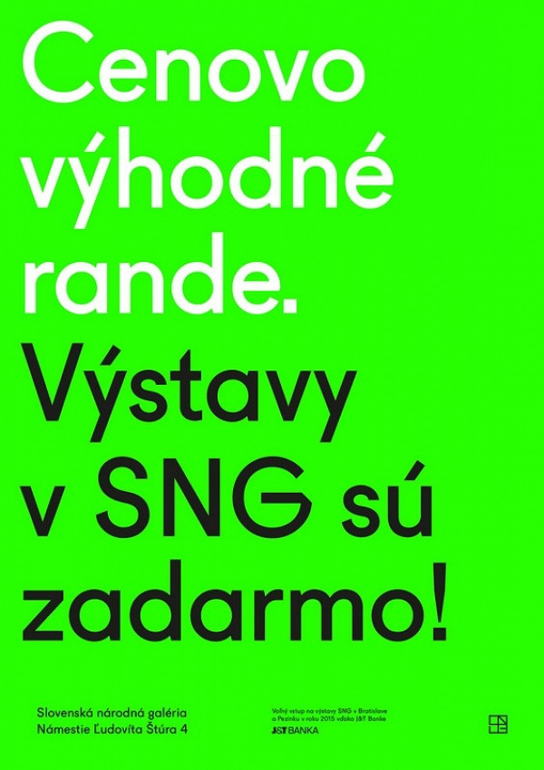 Branislav Matis, Pavlína Morháčová – Plagát Vstup zdarma - Cenovo výhodné rande 