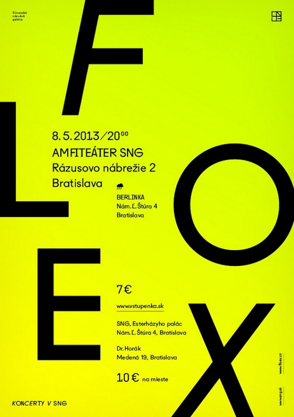 Branislav Matis, Pavlína Morháčová – Plagát pre koncert Floex 