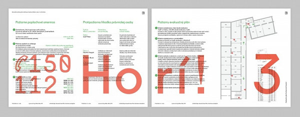 Branislav Matis, Pavlína Morháčová – Požiarne smernice a evakuačný plán pre administratívnu budovu SNG 