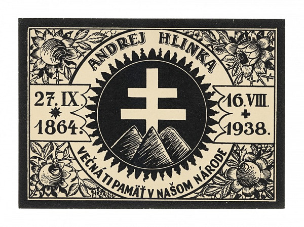 Štefan Leonard Kostelníček – Zo Súboru pohľadníc vydaných k úmrtiu Andreja Hlinku 