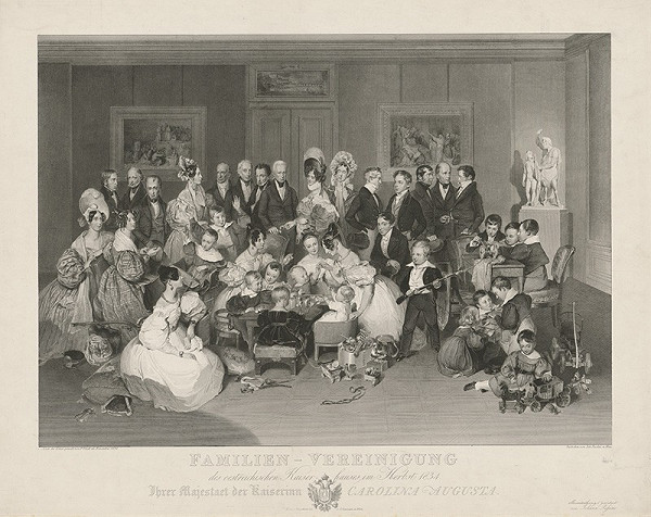 Johann Passini, Fendi Peter – Rodinné zhromaždenie cisárskej rodiny 