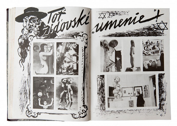 Neznámy autor – Dvojstránka z časopisu Náš boj 