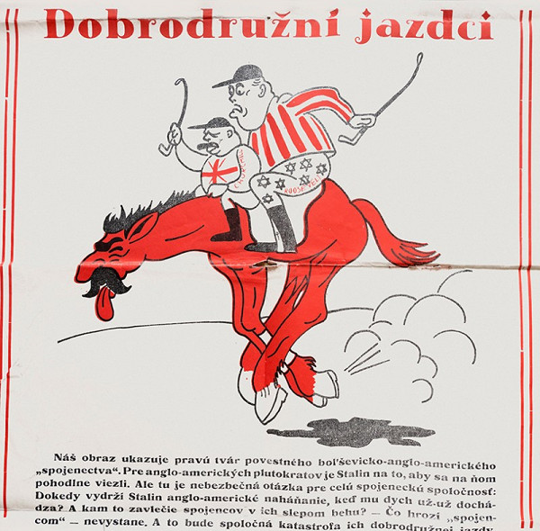 Neznámy autor – Karikatúry z nástenných Ľudových novín 