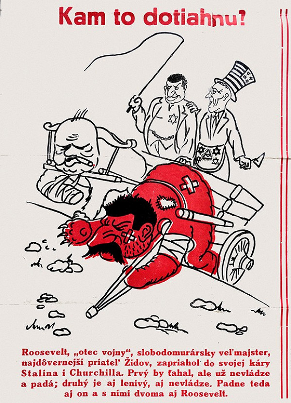 Neznámy autor – Karikatúry z nástenných Ľudových novín 