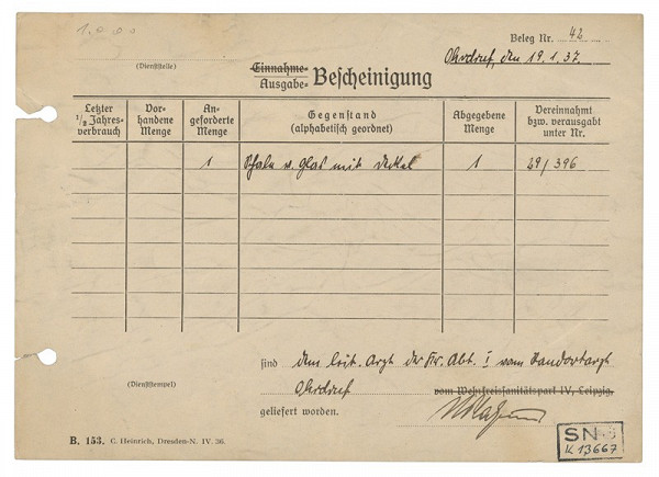 Jozef Fedora – Vysilený - zadná strana (administratívny lístok) 