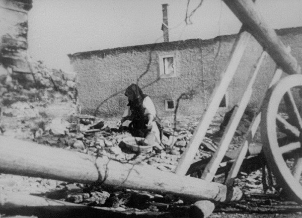 Neznámy autor – Zničený a vypálený Telgárt 