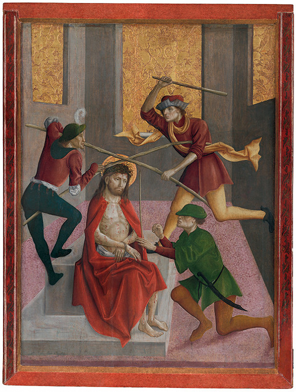 Majster z Okoličného – Korunovanie tŕním a Posmievanie 