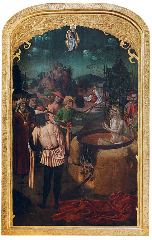 Majster L.A. (pravdepodobne) – Martýrium sv. Jána Evanjelistu 