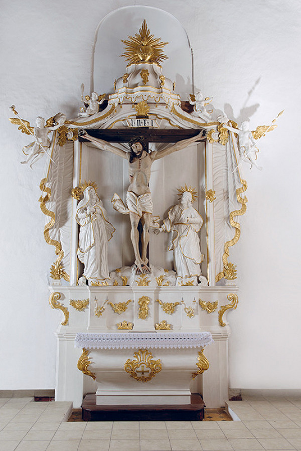 pravdepodobne Malopoľská dielňa – Krucifix z bočného Oltára ukrižovania v Okoličnom 