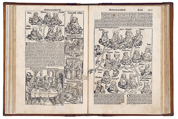 Michael Wolgemut, Wilhelm Pleydenwurf – Rodostrom sv. Anny (Kristovo príbuzenstvo, S. XCV) 