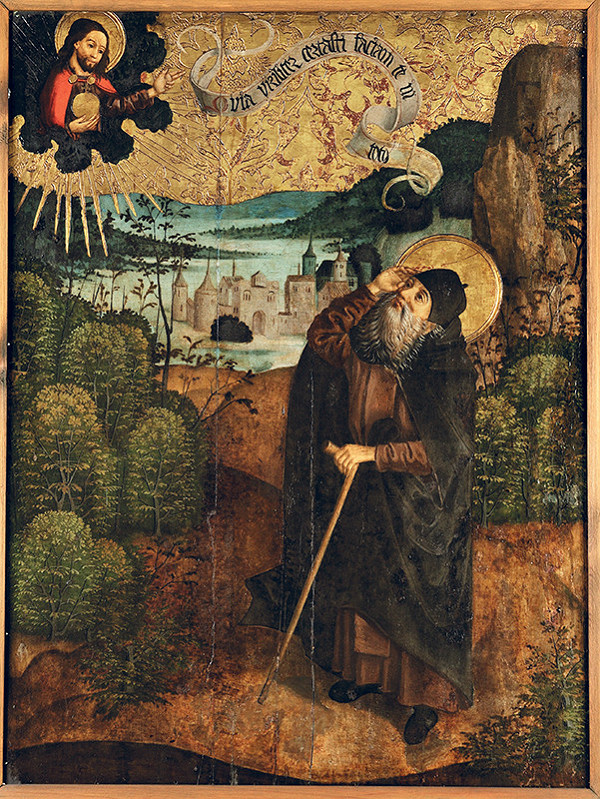 Majster Legendy sv. Antona – dielňa – Legenda sv. Antona Pustovníka zo Spišskej Belej. 