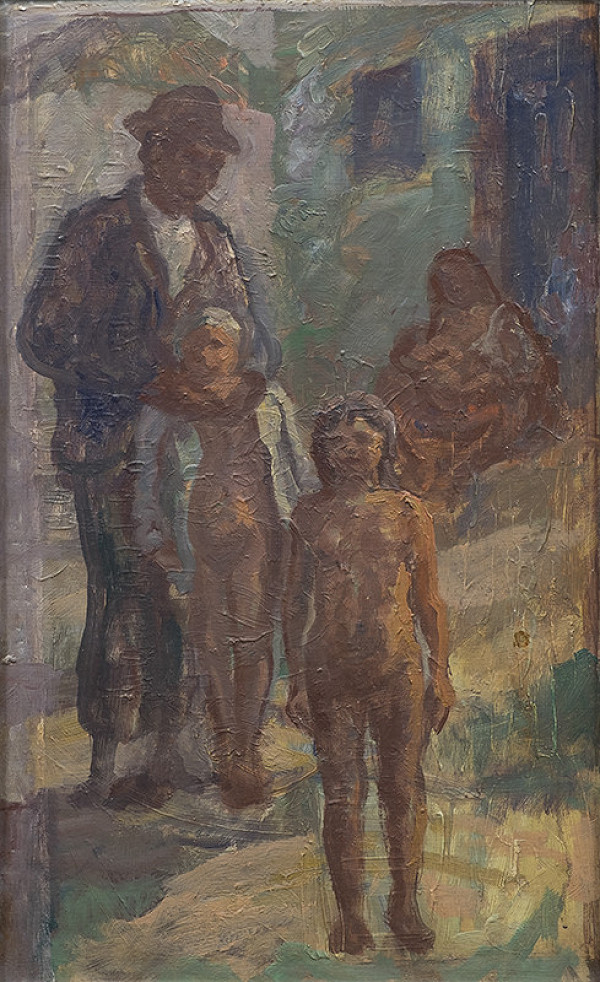 Jozef Bendík – Cigánska rodina 