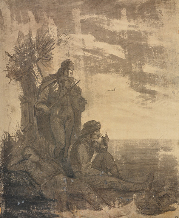 Pál Sziney-Merse – Traja cigáni 