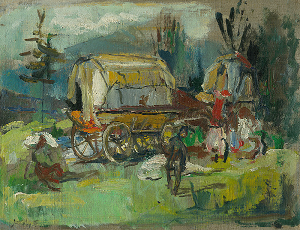 Július Jakoby – Cigáni pod Tatrami 