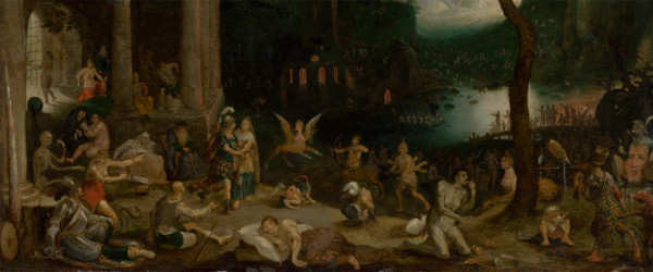 Aeneas a sibyla kúmska v podsvetí