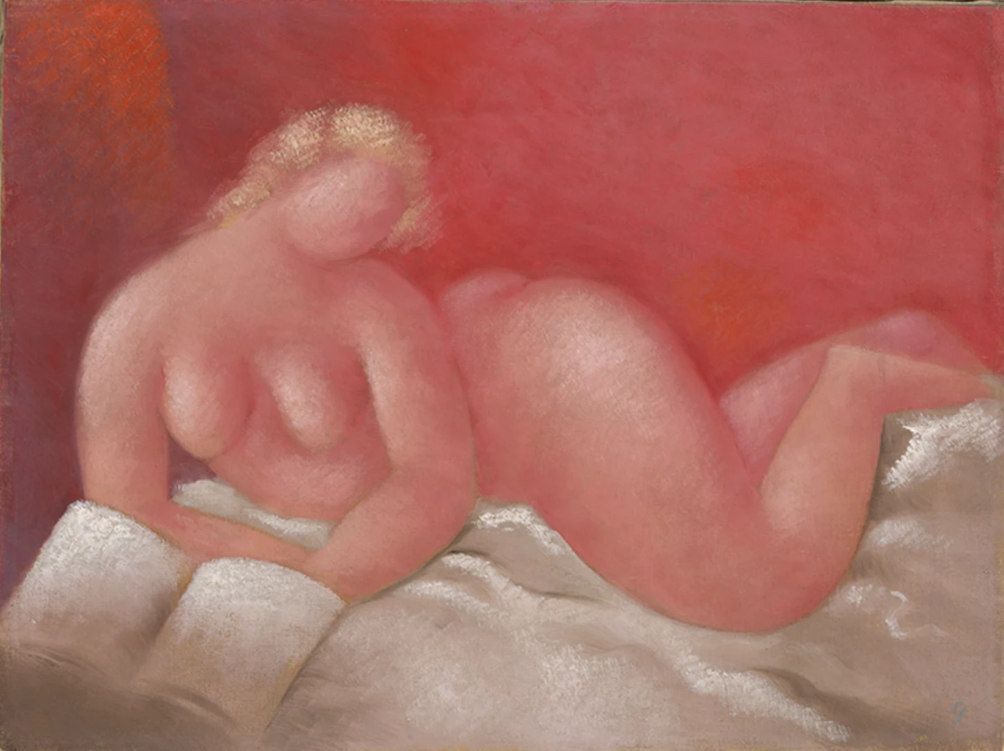 Mikuláš Galanda - Ružový akt